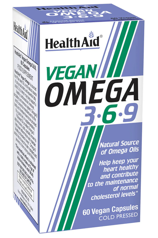 Vegan Omega 3-6-9 60 Capsules (Health Aid)