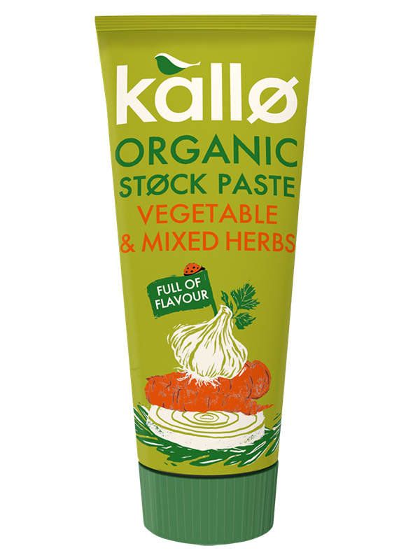 Organic Vegetable & Mixed Herbs Stock Paste 100g (Kallo)