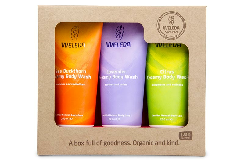 Body Wash Gift Set 3 x 200ml (Weleda)