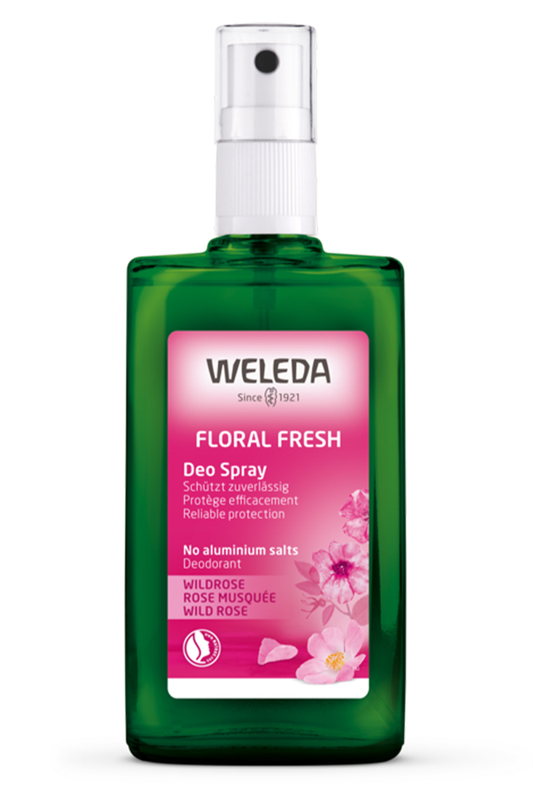 Floral Fresh Deo Spray Deodorant Wild Rose 100ml (Weleda)