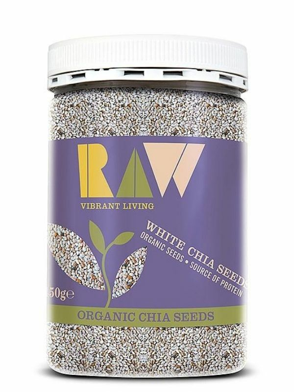 White Chia Seeds 450g, Organic (Raw Health)