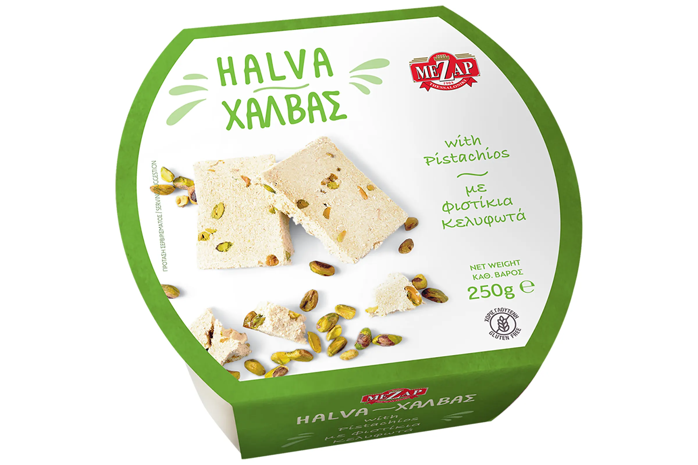 Greek Halva with Pistachios 250g (MeZap) Healthy Supplies