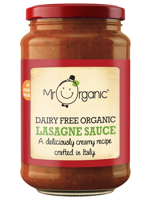 Organic Lasagne Sauce 350g (Mr Organic) | Healthy Supplies