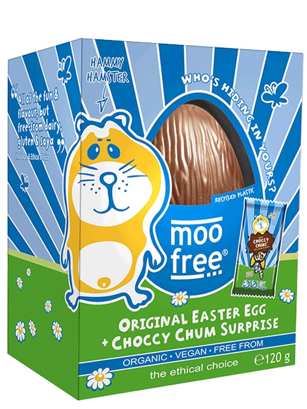 Dairy-Free Chocolate Easter Egg, Organic 120g (Moo Free) | Healthy Supplies