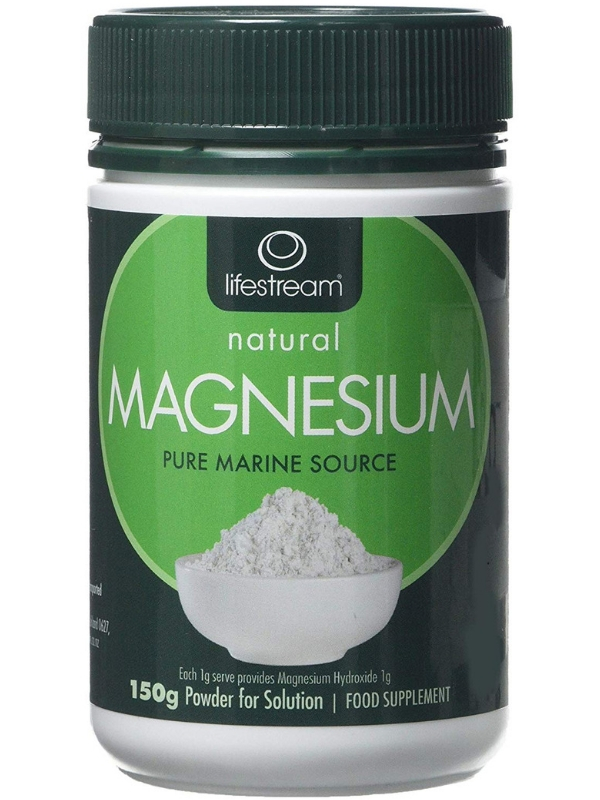 Natural Magnesium Powder 150g (Lifestream) | Healthy Supplies