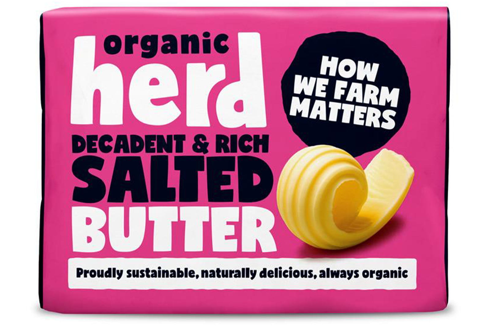 Organic Salted Butter 250g (Organic Herd) | Healthy Supplies