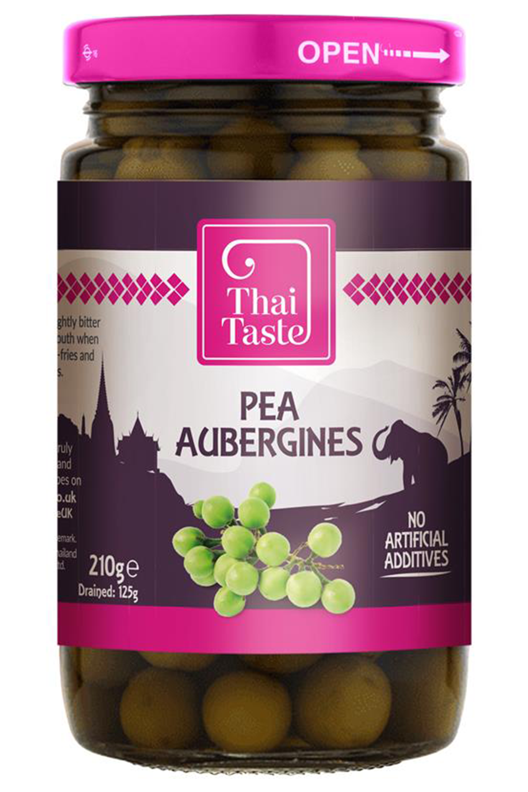 Pea Aubergines 210g (Thai Taste) | Healthy Supplies