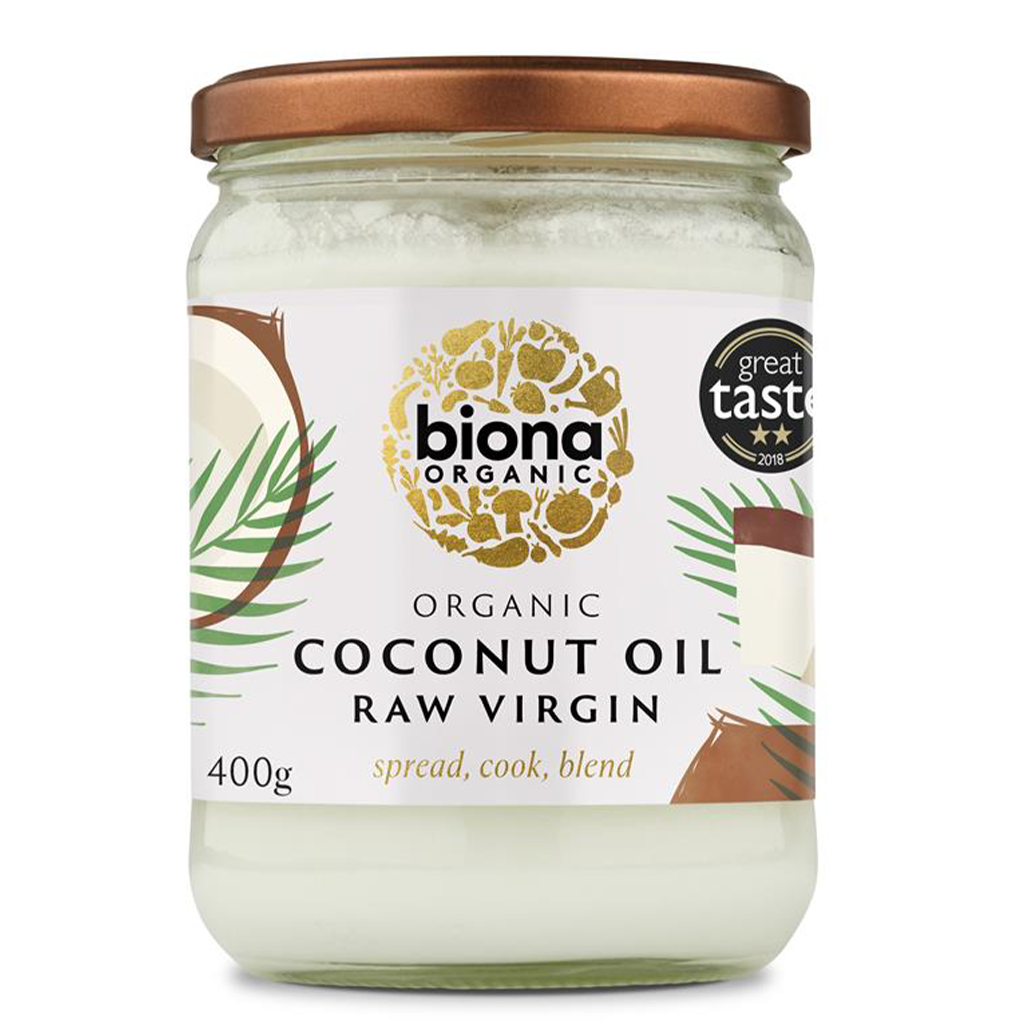 Organic Raw Virgin Coconut Oil 400g (Biona) | Healthy Supplies