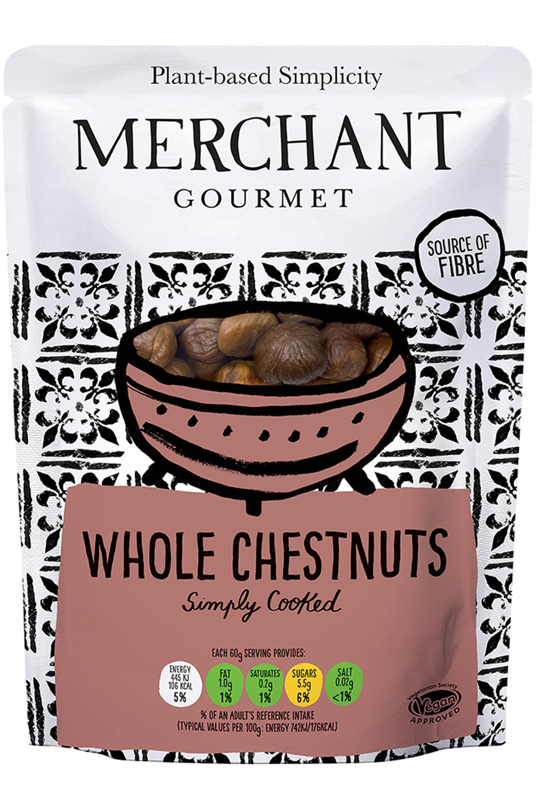 Whole Chestnuts 180g (Merchant Gourmet) | Healthy Supplies