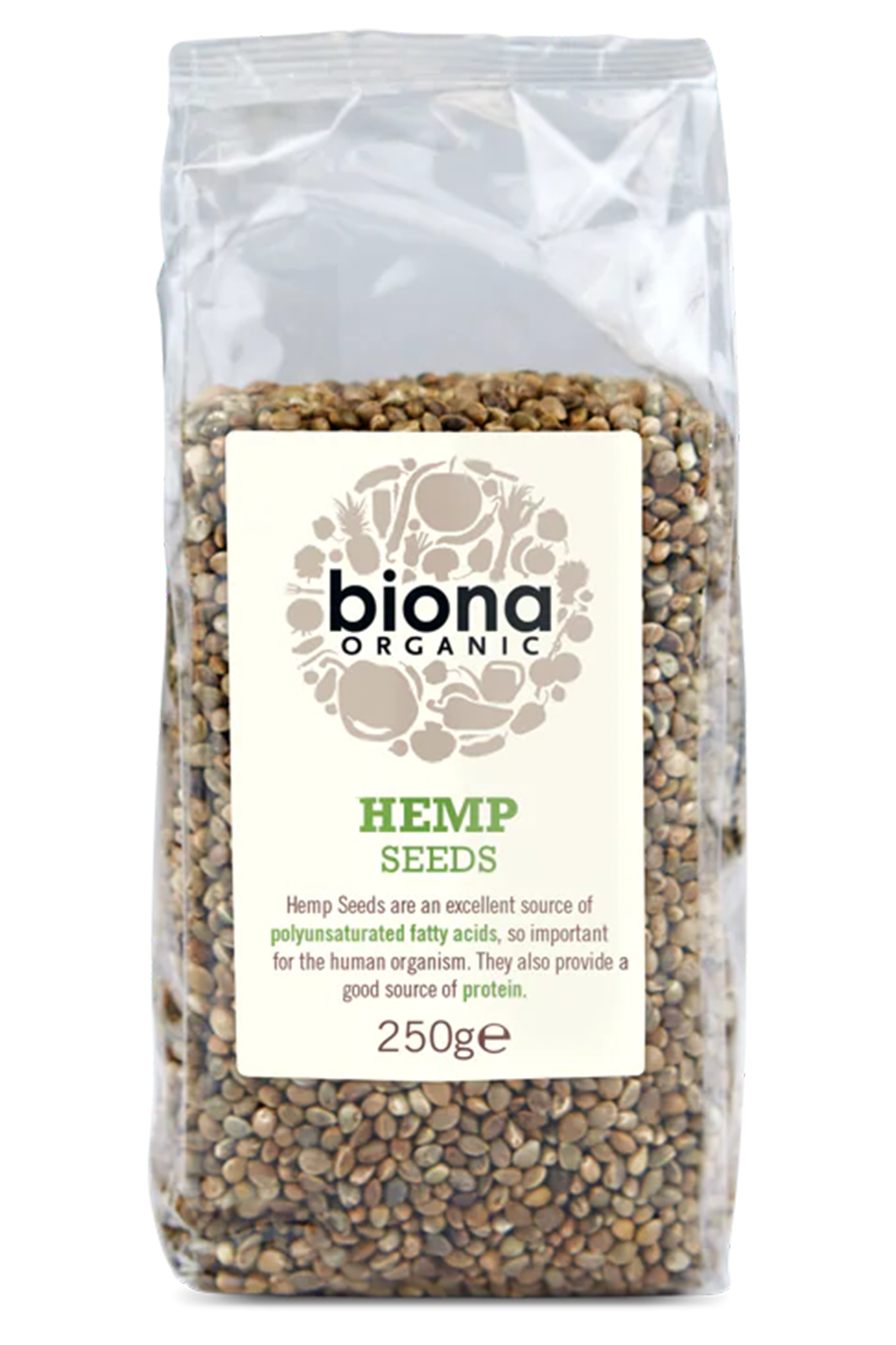 Organic Whole Hemp Seeds 250g (Biona) | Healthy Supplies